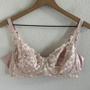 Wacoal BRB262 Lace Underwired Bra Pink Neutral C85 / 38C